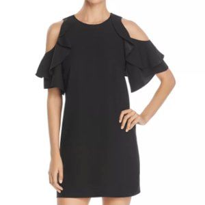 Kate Spade New York Ruffle Cold Shoulder Dress Size XXS